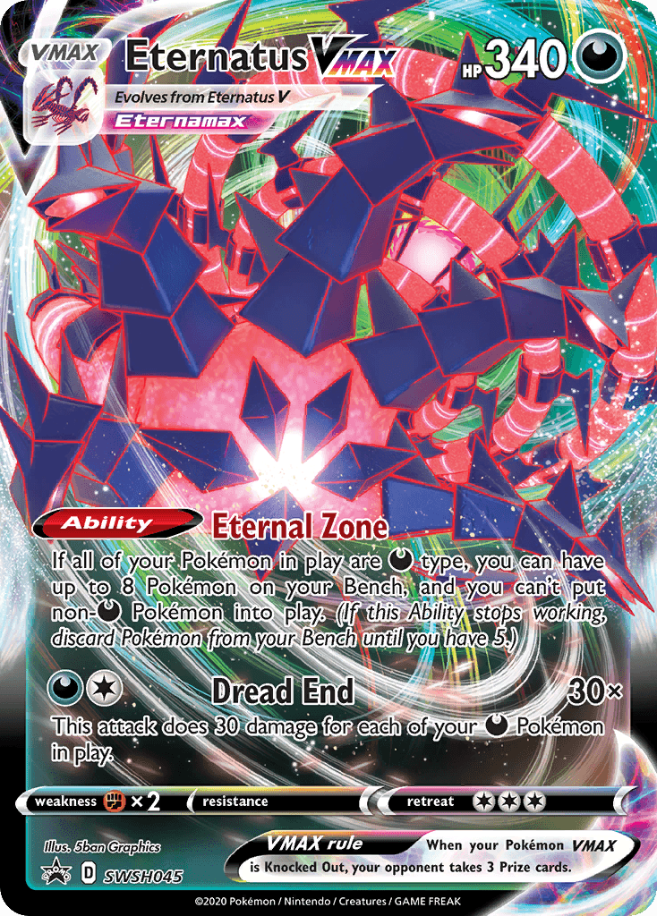 Eternatus VMAX (SWSH045) (Jumbo Card) [Sword & Shield: Black Star Promos] - POKÉ JEUX