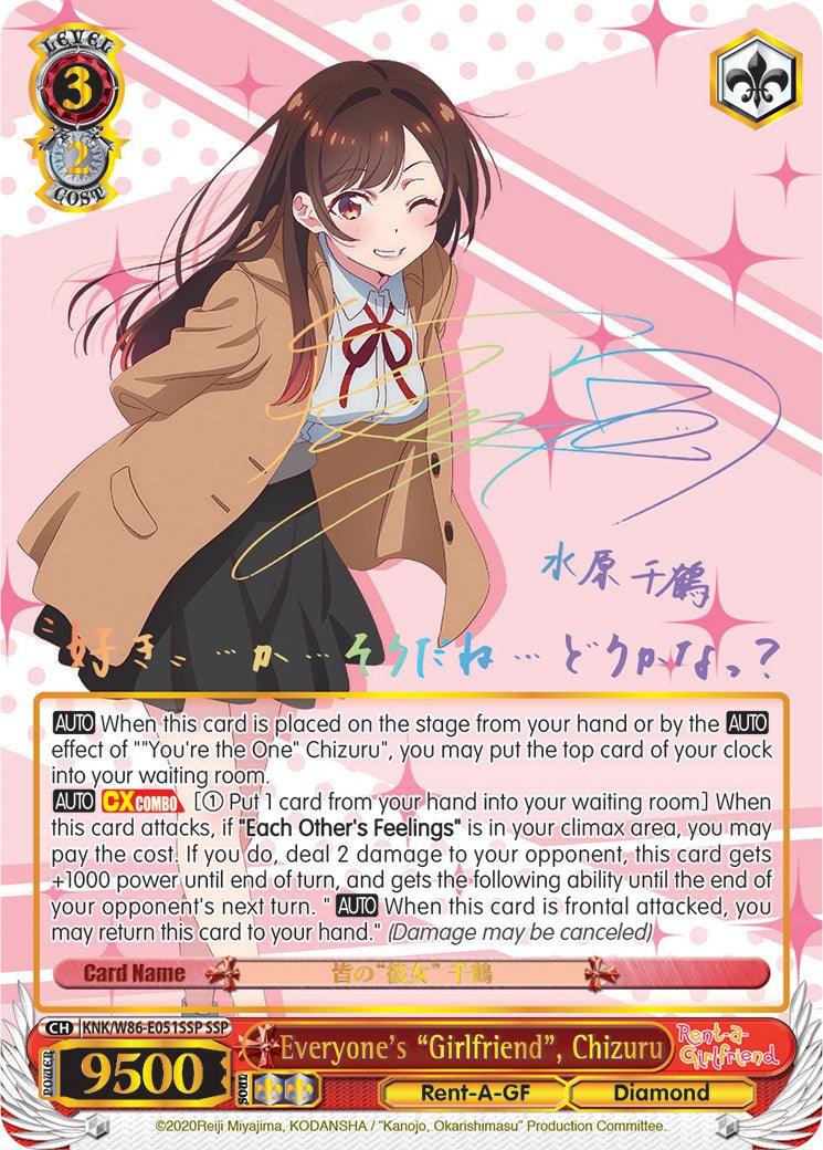 Everyone's "Girlfriend", Chizuru (KNK/W86-E051SSP SSP) [Rent-A-Girlfriend] - POKÉ JEUX