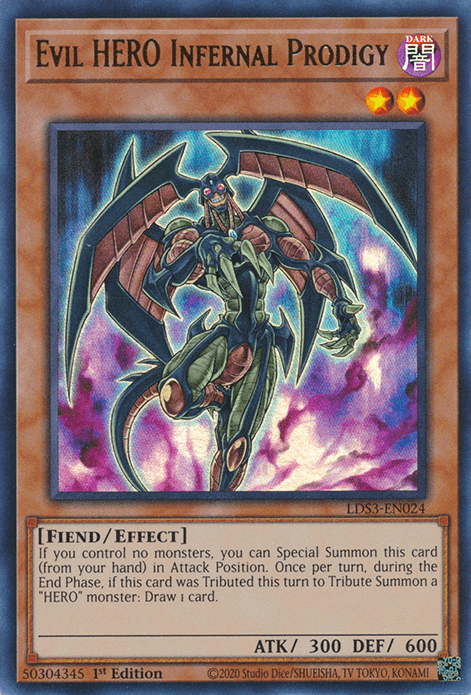 Evil HERO Infernal Prodigy [LDS3-EN024] Ultra Rare - POKÉ JEUX