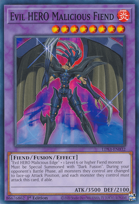 Evil HERO Malicious Fiend [LDS3-EN032] Common - POKÉ JEUX