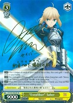 "Excalibur" Saber (FS/S36-E002S SP) [Fate/Stay Night [Unlimited Blade Works] Vol. II] - POKÉ JEUX