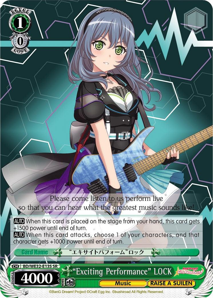 "Exciting Performance" LOCK (BD/WE32-E13S SR) [BanG Dream! Girls Band Party! Premium Booster] - POKÉ JEUX