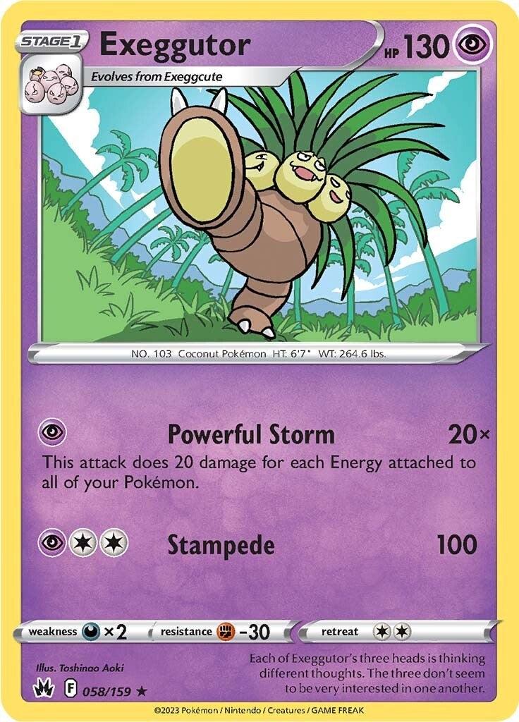 Exeggutor (058/159) [Sword & Shield: Crown Zenith] - POKÉ JEUX