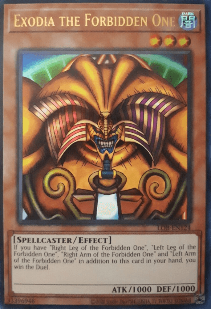 Exodia the Forbidden One (25th Anniversary) [LOB-EN124] Ultra Rare - POKÉ JEUX