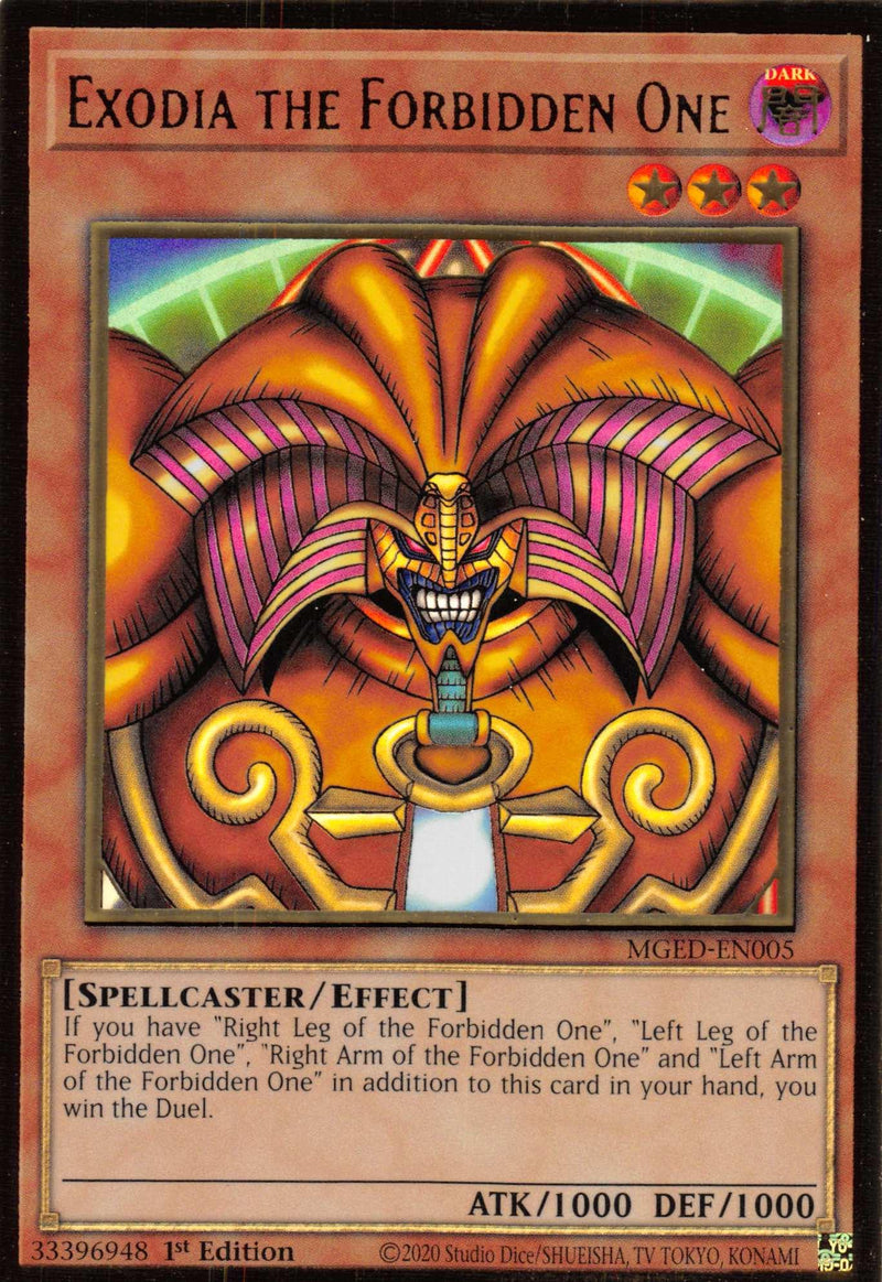 Exodia the Forbidden One [MGED-EN005] Gold Rare - POKÉ JEUX