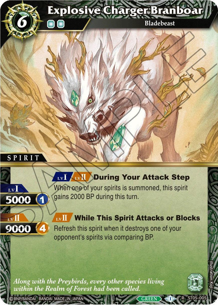 Explosive Charger Branboar (ST05-005) [Starter Deck 05: Verdant Wings] - POKÉ JEUX