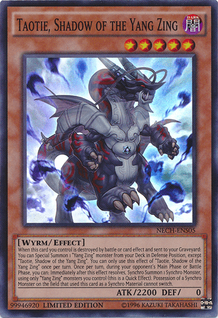 Taotie, Shadow of the Yang Zing (SE) [NECH-ENS05] Super Rare - POKÉ JEUX