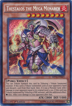 Thestalos the Mega Monarch [MP15-EN021] Secret Rare - POKÉ JEUX