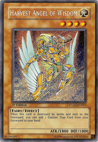 Harvest Angel of Wisdom [STON-EN063] Secret Rare - POKÉ JEUX