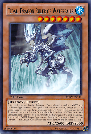 Tidal, Dragon Ruler of Waterfalls [LTGY-EN039] Rare - POKÉ JEUX