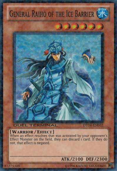 General Raiho of the Ice Barrier [DT04-EN035] Super Rare - POKÉ JEUX