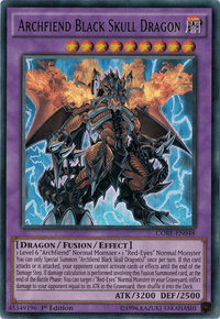 Archfiend Black Skull Dragon [CORE-EN048] Ultra Rare - POKÉ JEUX