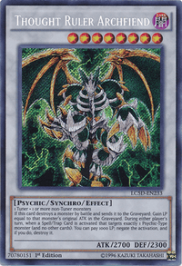 Thought Ruler Archfiend [LC5D-EN233] Secret Rare - POKÉ JEUX