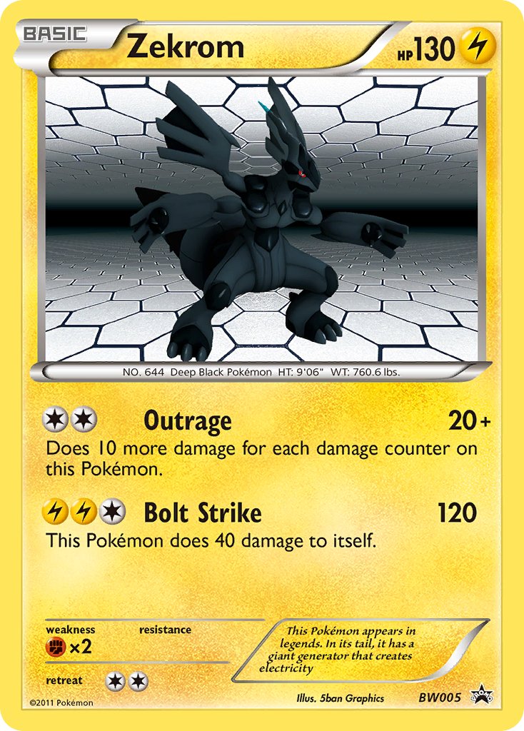 Zekrom (BW005) [Black & White: Black Star Promos]