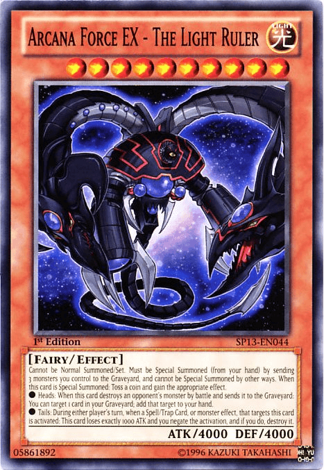 Arcana Force EX - The Light Ruler [SP13-EN044] Common - POKÉ JEUX