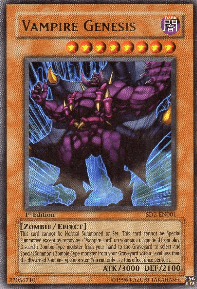 Vampire Genesis [SD2-EN001] Ultra Rare - POKÉ JEUX