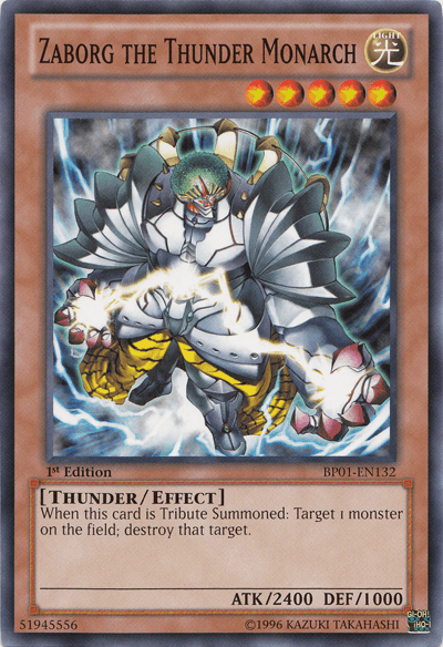 Zaborg the Thunder Monarch [BP01-EN132] Common - POKÉ JEUX