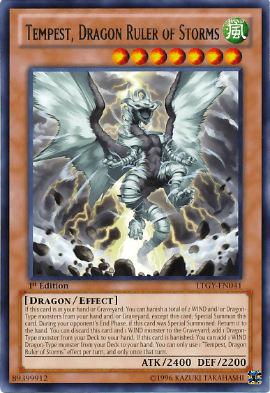 Tempest, Dragon Ruler of Storms [LTGY-EN041] Rare - POKÉ JEUX