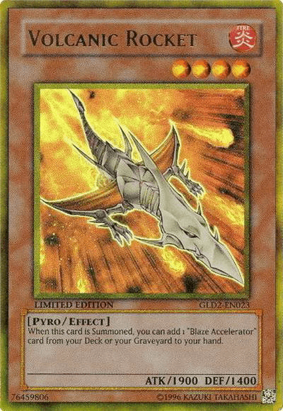 Volcanic Rocket [GLD2-EN023] Ultra Rare - POKÉ JEUX