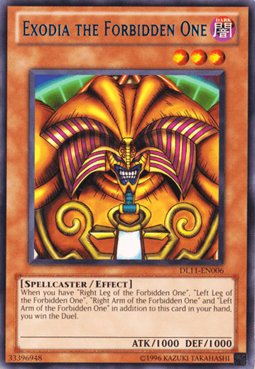 Exodia the Forbidden One (Blue) [DL11-EN006] Rare - POKÉ JEUX