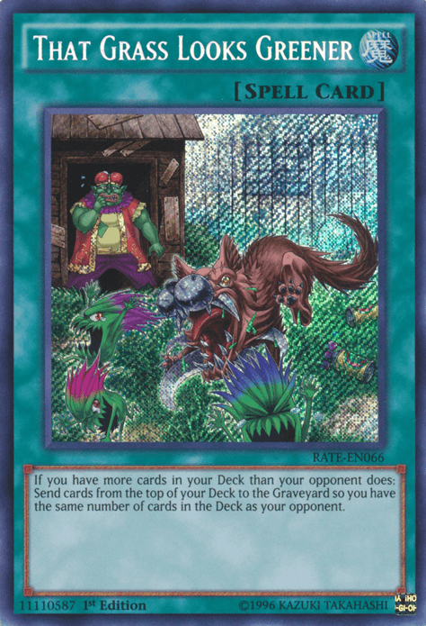 That Grass Looks Greener [RATE-EN066] Secret Rare - POKÉ JEUX