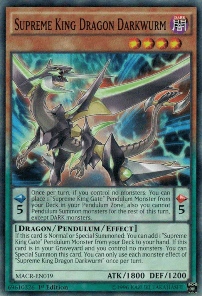 Supreme King Dragon Darkwurm [MACR-EN019] Common - POKÉ JEUX