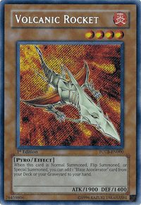 Volcanic Rocket [FOTB-EN000] Secret Rare - POKÉ JEUX