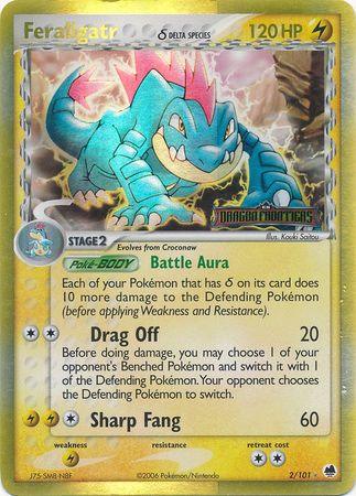 Feraligatr (2/101) (Delta Species) (Stamped) [EX: Dragon Frontiers] - POKÉ JEUX