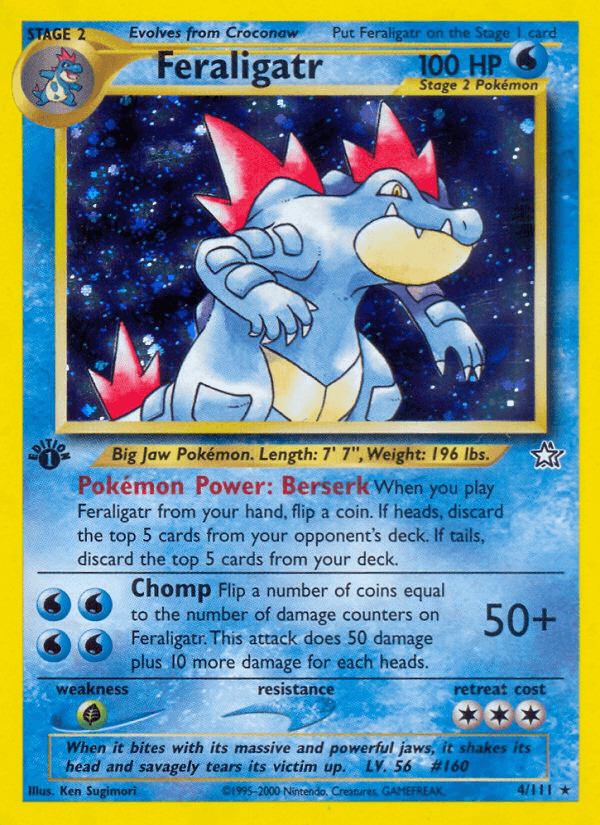 Feraligatr (4/111) [Neo Genesis 1st Edition] - POKÉ JEUX