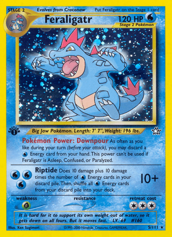 Feraligatr (5/111) [Neo Genesis 1st Edition] - POKÉ JEUX