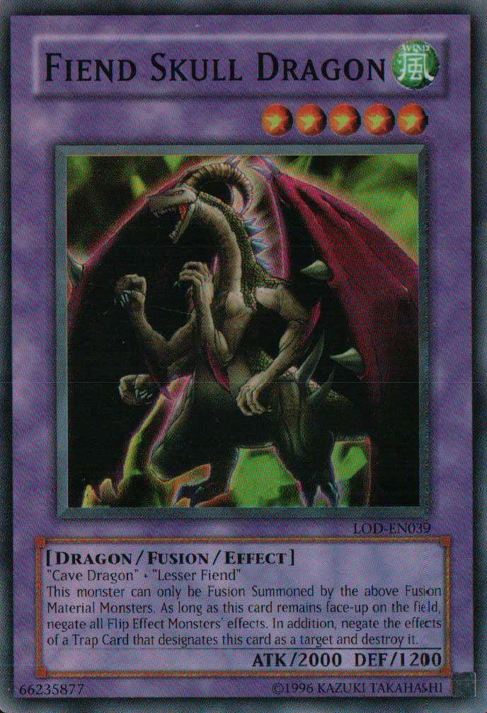 Fiend Skull Dragon [LOD-EN039] Super Rare - POKÉ JEUX