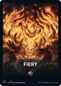 Fiery Theme Card [Jumpstart 2022 Front Cards] - POKÉ JEUX