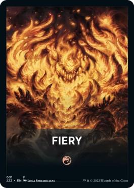 Fiery Theme Card [Jumpstart 2022 Front Cards] - POKÉ JEUX