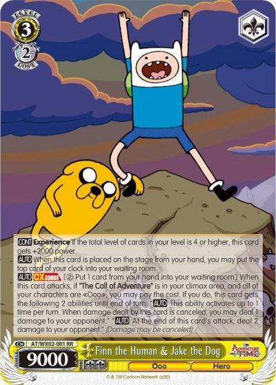 Finn the Human & Jake the Dog (AT/WX02-001 RR) [Adventure Time] - POKÉ JEUX