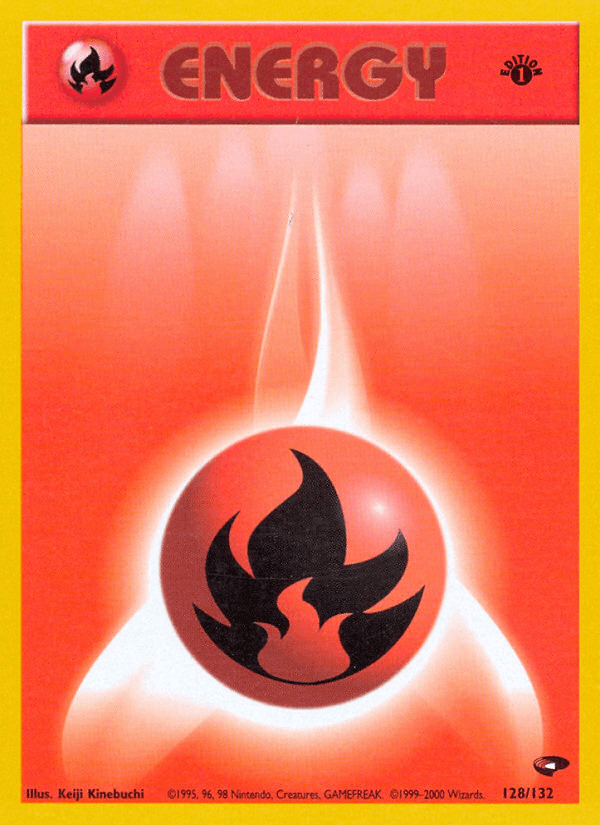 Fire Energy (128/132) [Gym Challenge 1st Edition] - POKÉ JEUX