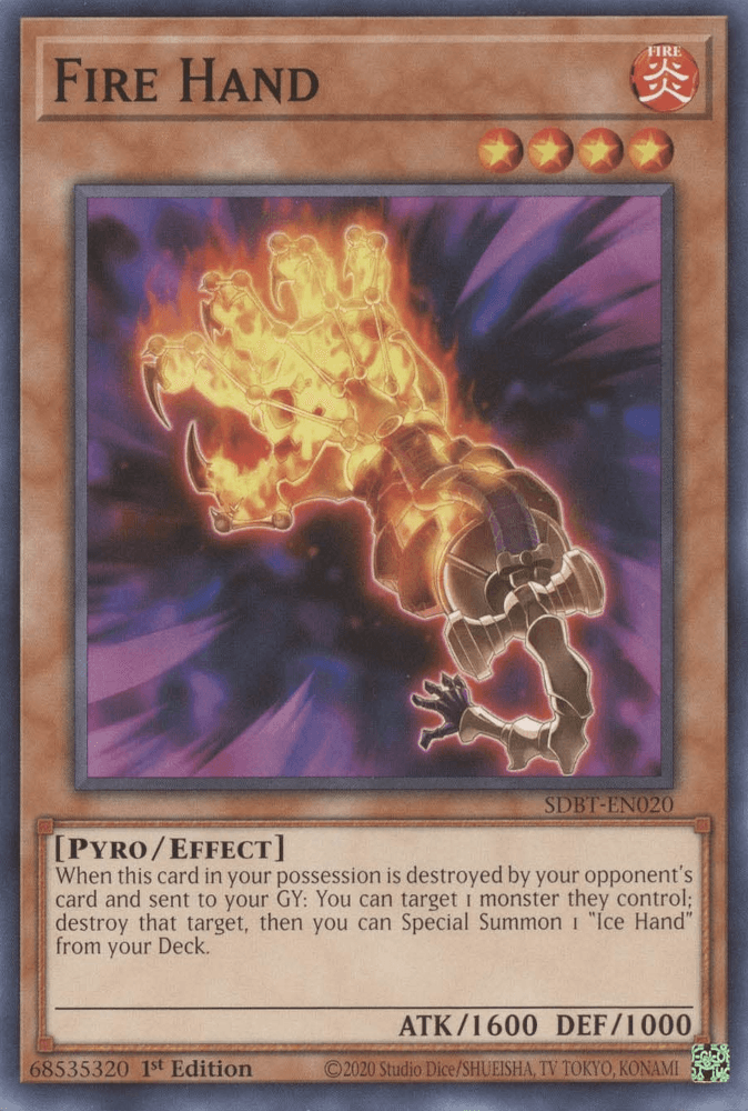 Fire Hand [SDBT-EN020] Common - POKÉ JEUX