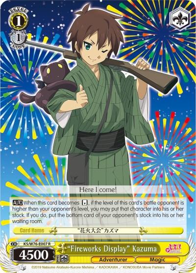 "Fireworks Display" Kazuma (KS/W76-E007 R) [KonoSuba The Movie: Legend of Crimson] - POKÉ JEUX