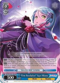 "Firm Resolution" Sayo Hikawa (BD/EN-W03-090 RR) [BanG Dream! Girls Band Party! MULTI LIVE] - POKÉ JEUX