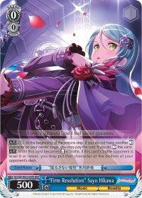 "Firm Resolution" Sayo Hikawa (BD/EN-W03-090R RRR) [BanG Dream! Girls Band Party! MULTI LIVE] - POKÉ JEUX