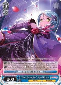 "Firm Resolution" Sayo Hikawa (BD/W54-TE02R RRR) [BanG Dream! Girls Band Party!] - POKÉ JEUX