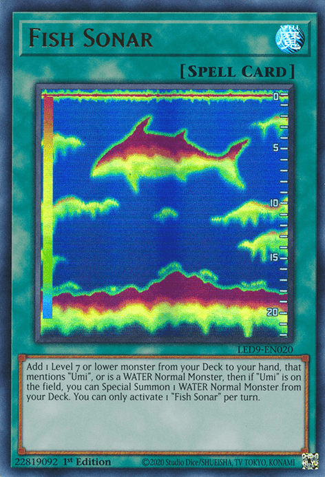 Fish Sonar [LED9-EN020] Ultra Rare - POKÉ JEUX