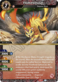 Flameweasel (BSS02-014) [False Gods] - POKÉ JEUX