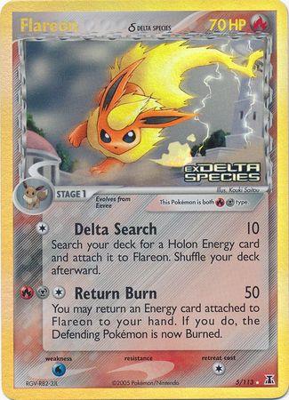 Flareon (5/113) (Delta Species) (Stamped) [EX: Delta Species] - POKÉ JEUX