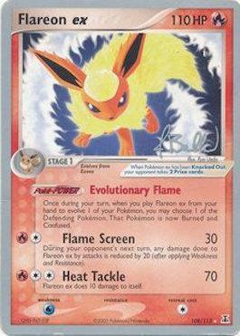 Flareon ex (108/113) (Eeveelutions - Jimmy Ballard) [World Championships 2006] - POKÉ JEUX