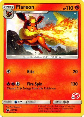 Flareon (SM186) (Charizard Stamp #27) [Battle Academy 2020] - POKÉ JEUX