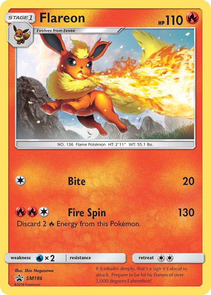 Flareon (SM186) [Sun & Moon: Black Star Promos] - POKÉ JEUX