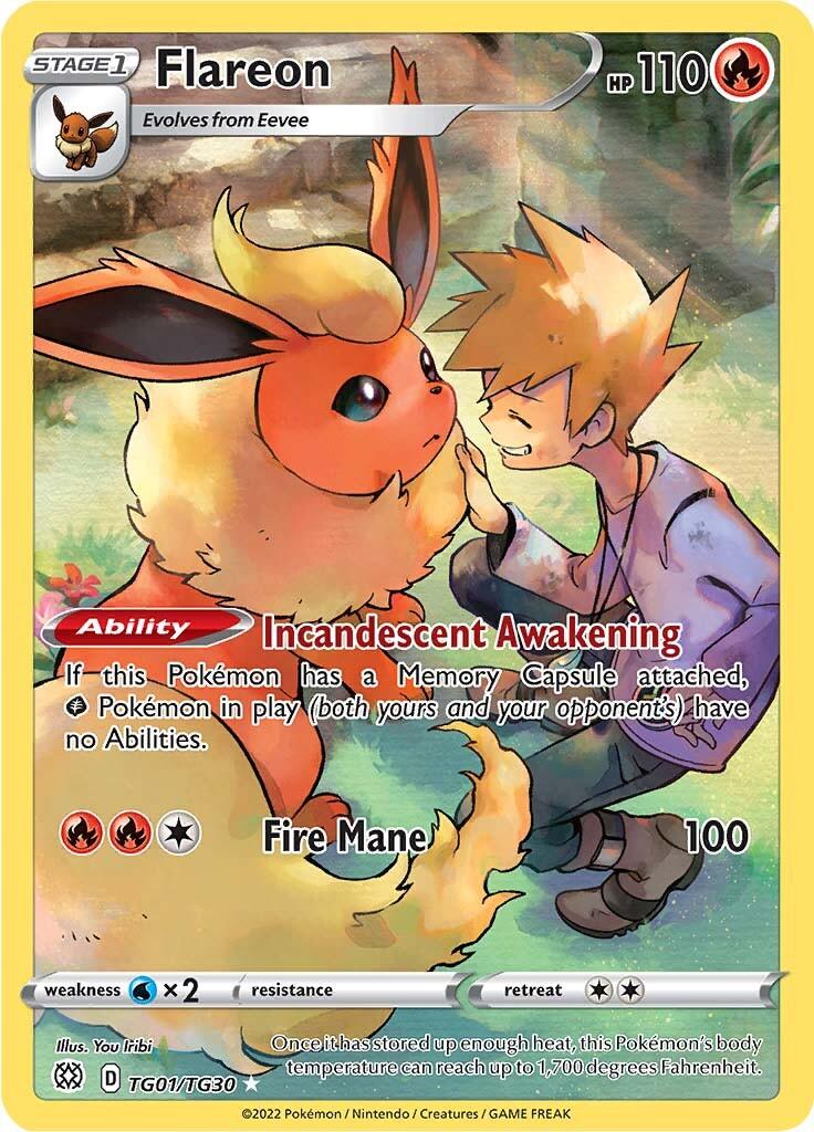 Flareon (TG01/TG30) [Sword & Shield: Brilliant Stars] - POKÉ JEUX