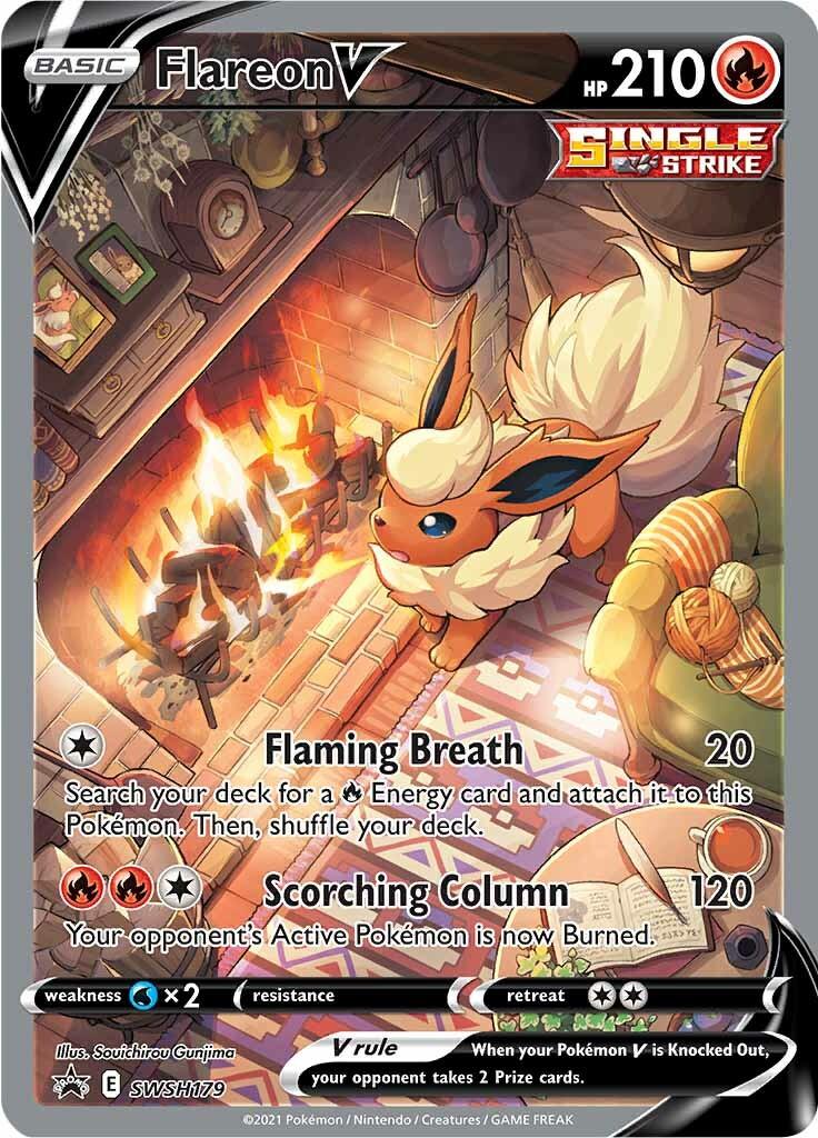 Flareon V (SWSH179) [Sword & Shield: Black Star Promos] - POKÉ JEUX