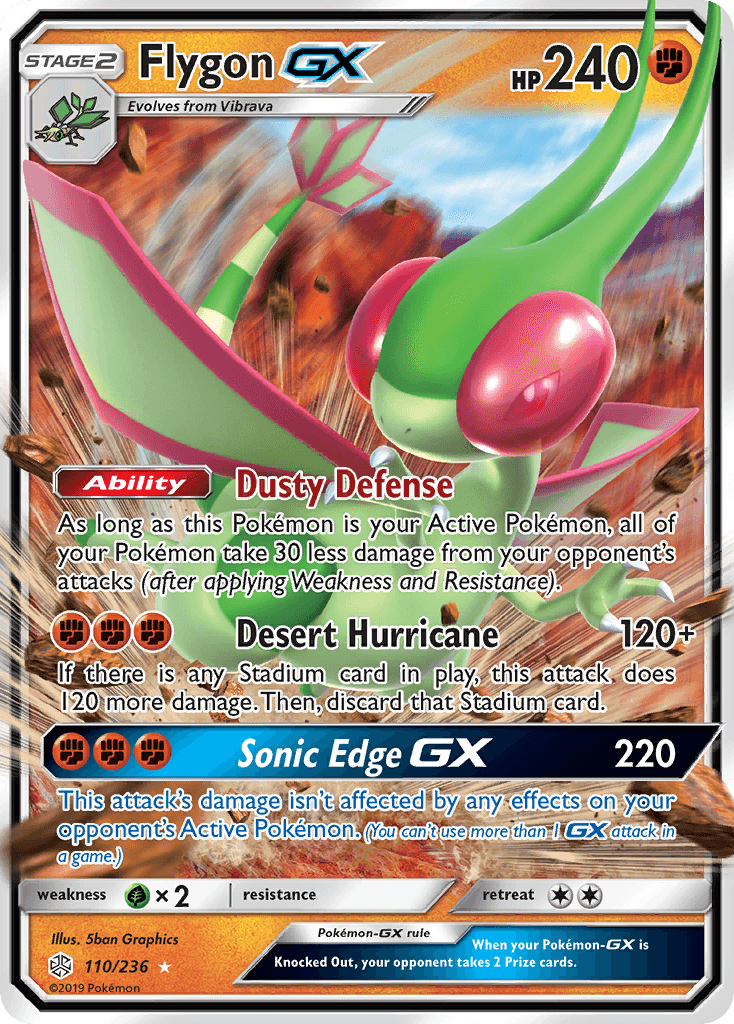 Flygon GX (110/236) [Sun & Moon: Cosmic Eclipse] - POKÉ JEUX