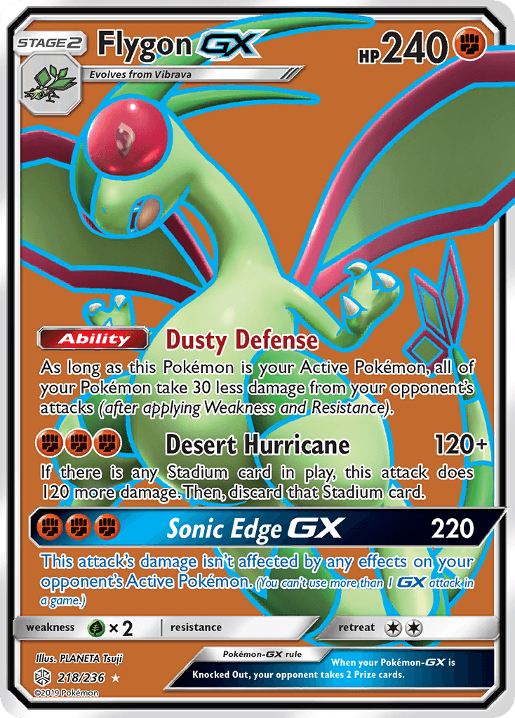 Flygon GX (218/236) [Sun & Moon: Cosmic Eclipse] - POKÉ JEUX